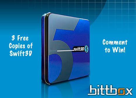 Free Stuff: 3 Copies of Swift3D V5 Up for Grabs, Comment to Win